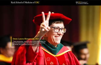 USC Keck website redesign by MJM Designz – Los Angeles web design services