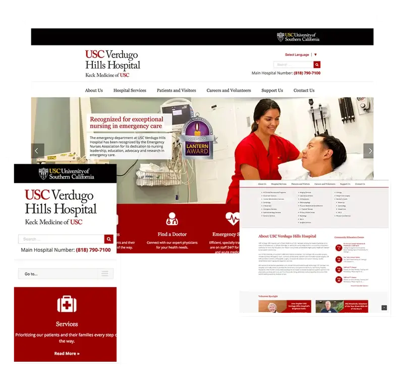 USC Verdugo Hills Hospital website