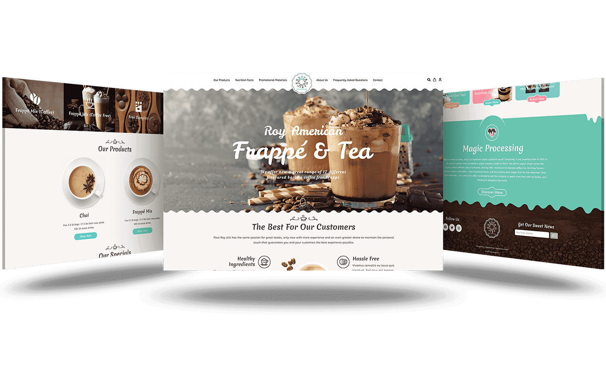 Modern web design layout showing clean hierarchy, headings, and conversion-focused CTAs