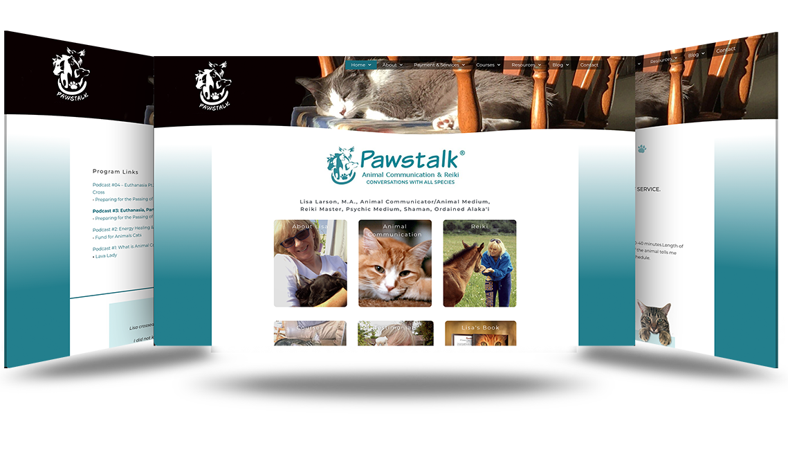 PawsTalk homepage redesign